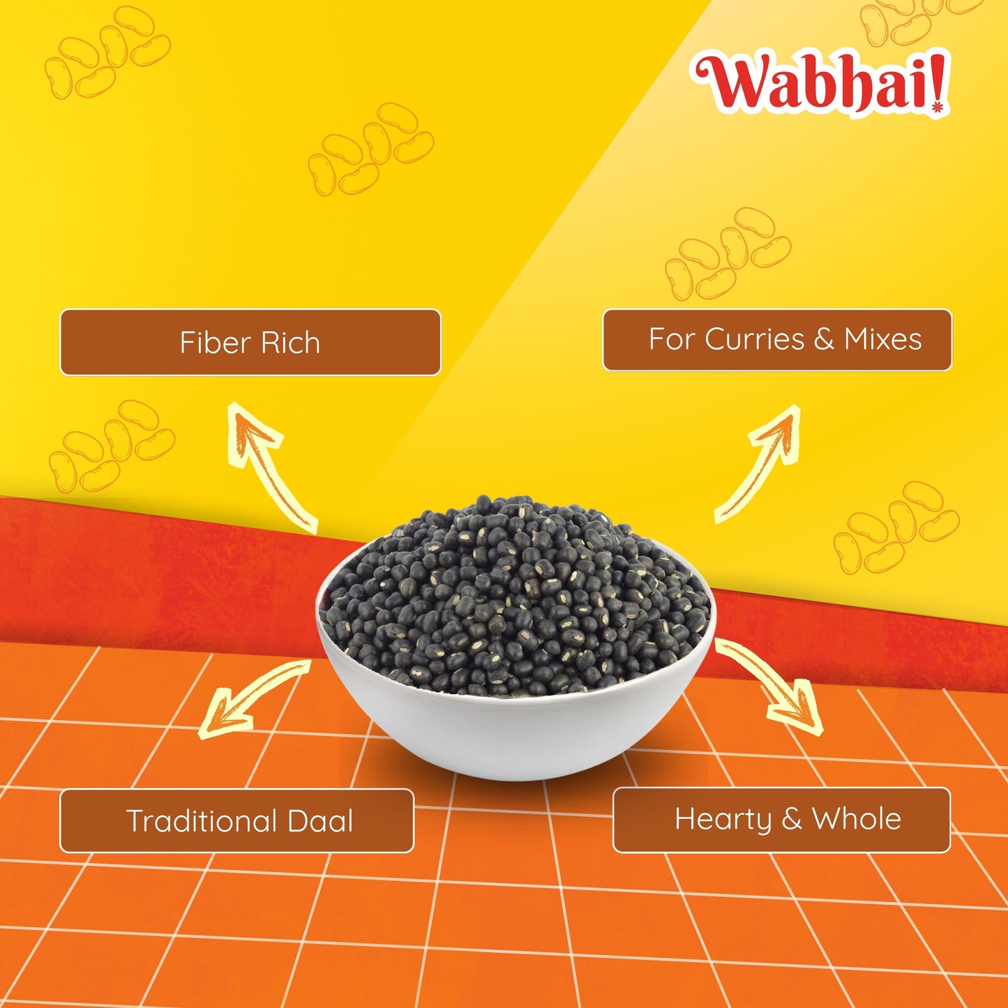 Urad Whole Black (Black Matpe Beans)