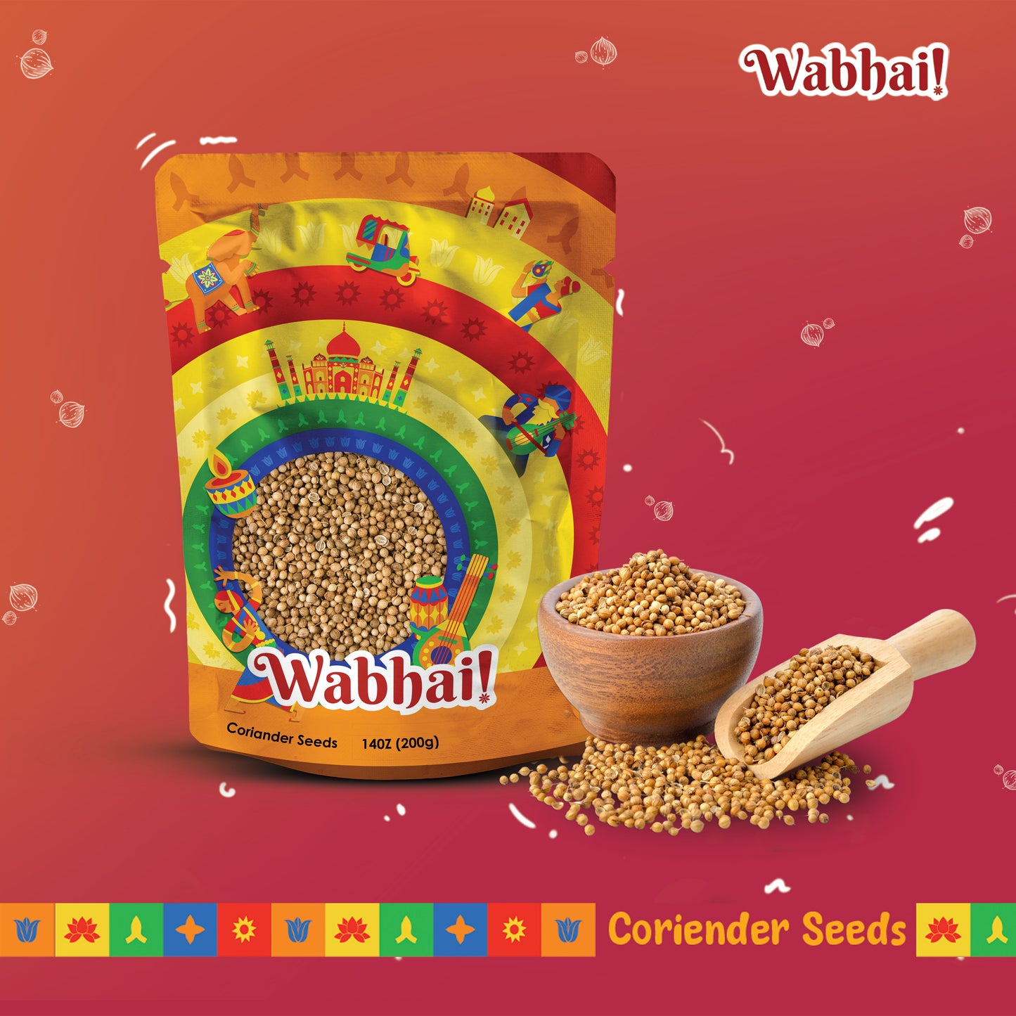 whole coriander seeds