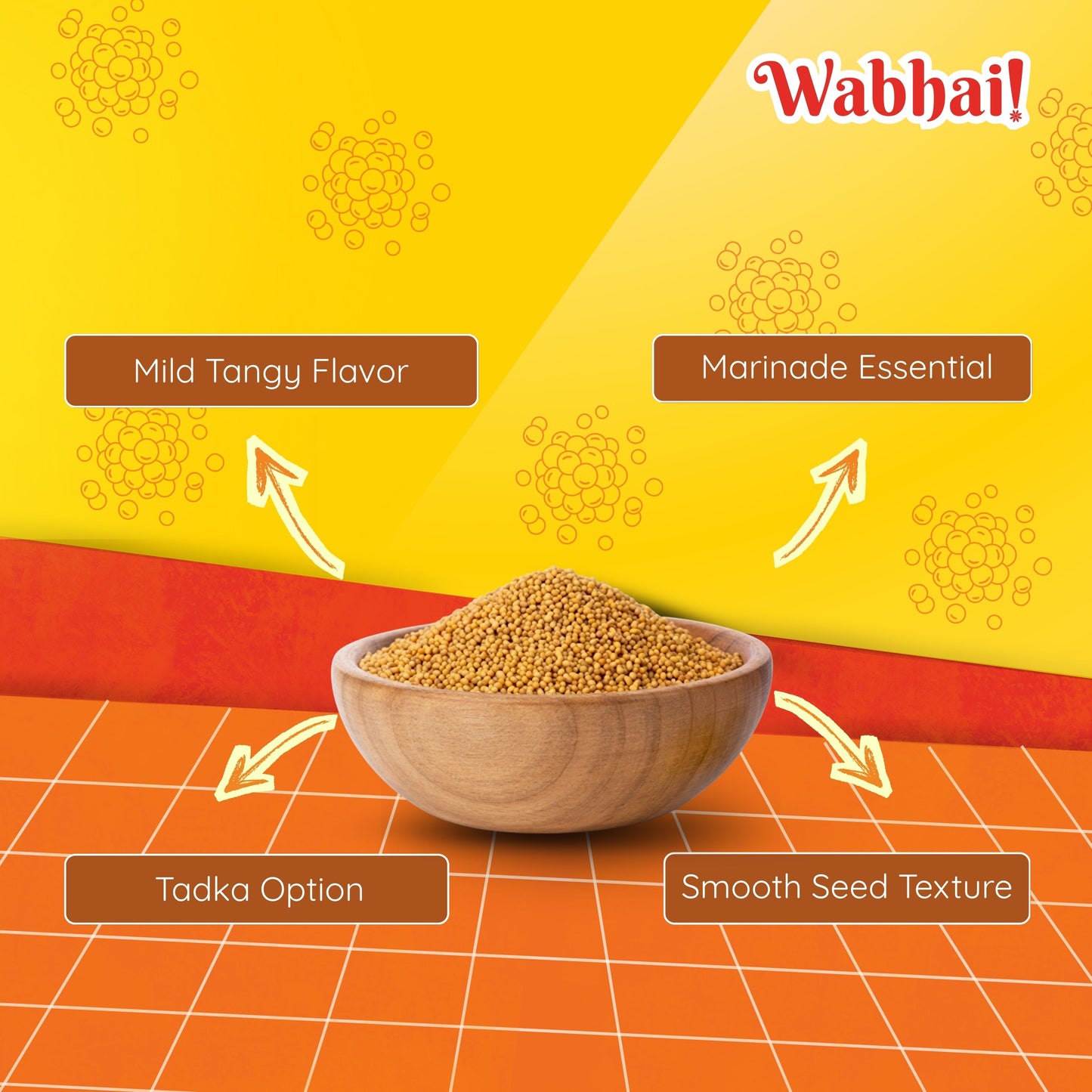 Yellow Mustard Seeds 200g (7oz)