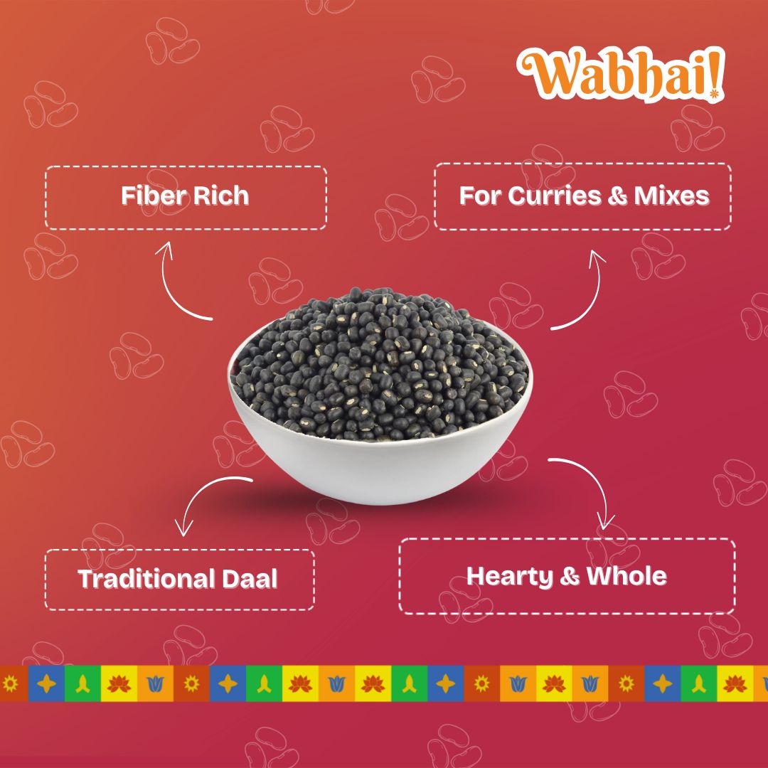 Urad Whole Black (Black Matpe Beans)