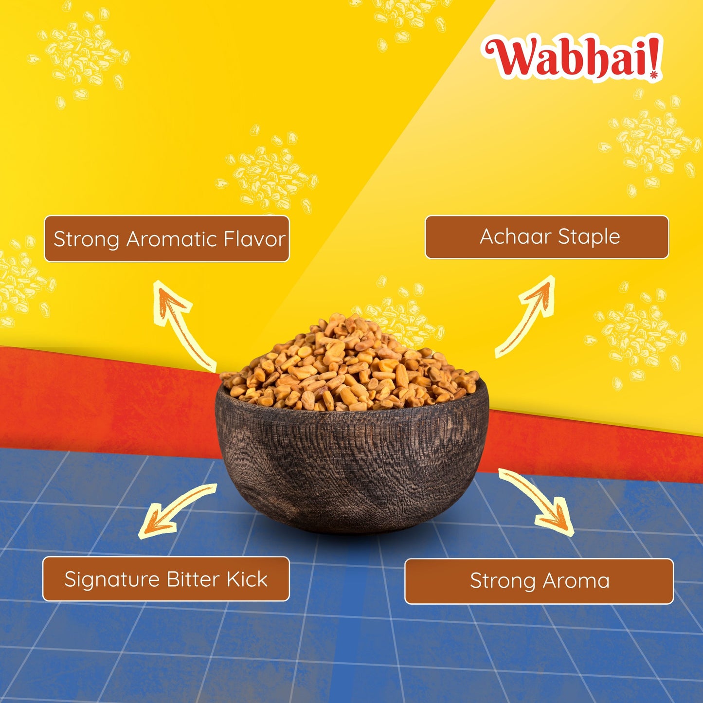 Methi Seeds (Fenugreek)