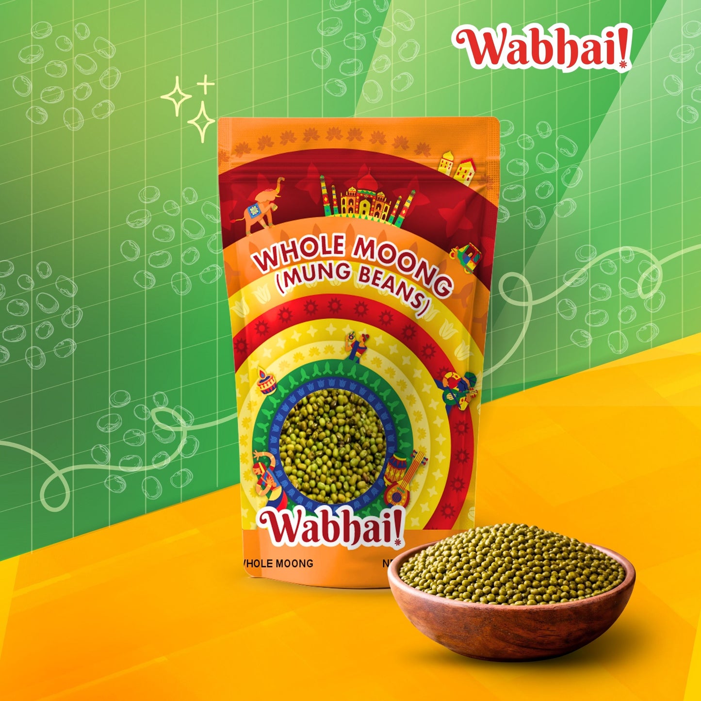 Whole Moong (4lb)