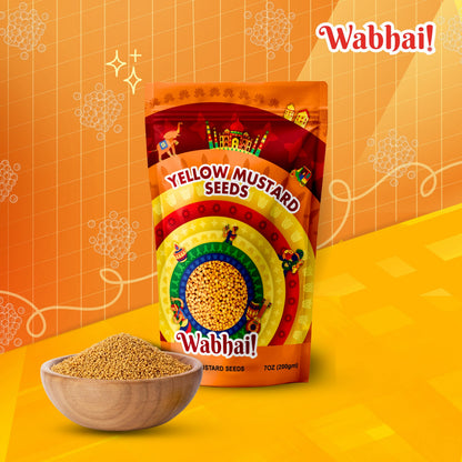Yellow Mustard Seeds 200g (7oz)